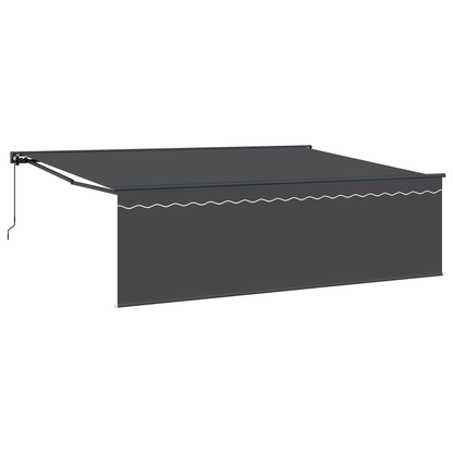 Utrækkelig Markise Antracit Grå 450 × 300 Cm - billede 2