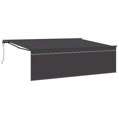 Utrækkelig Markise Antracit Grå 450 × 300 Cm - billede 2