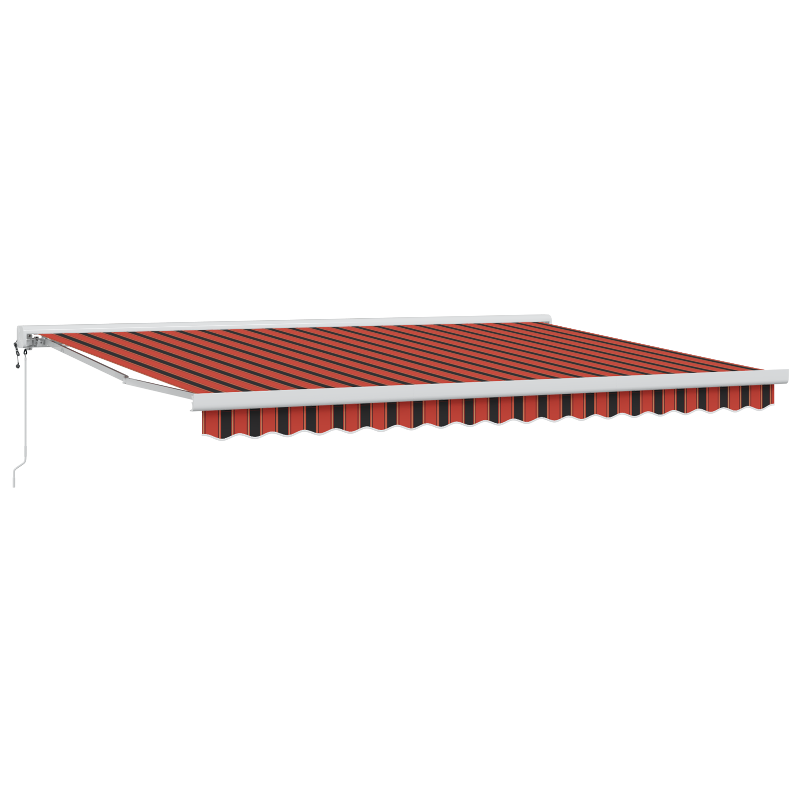 Automatisk Utrulbar Markise i Orange og Brun 450 X 300 Cm - billede 2