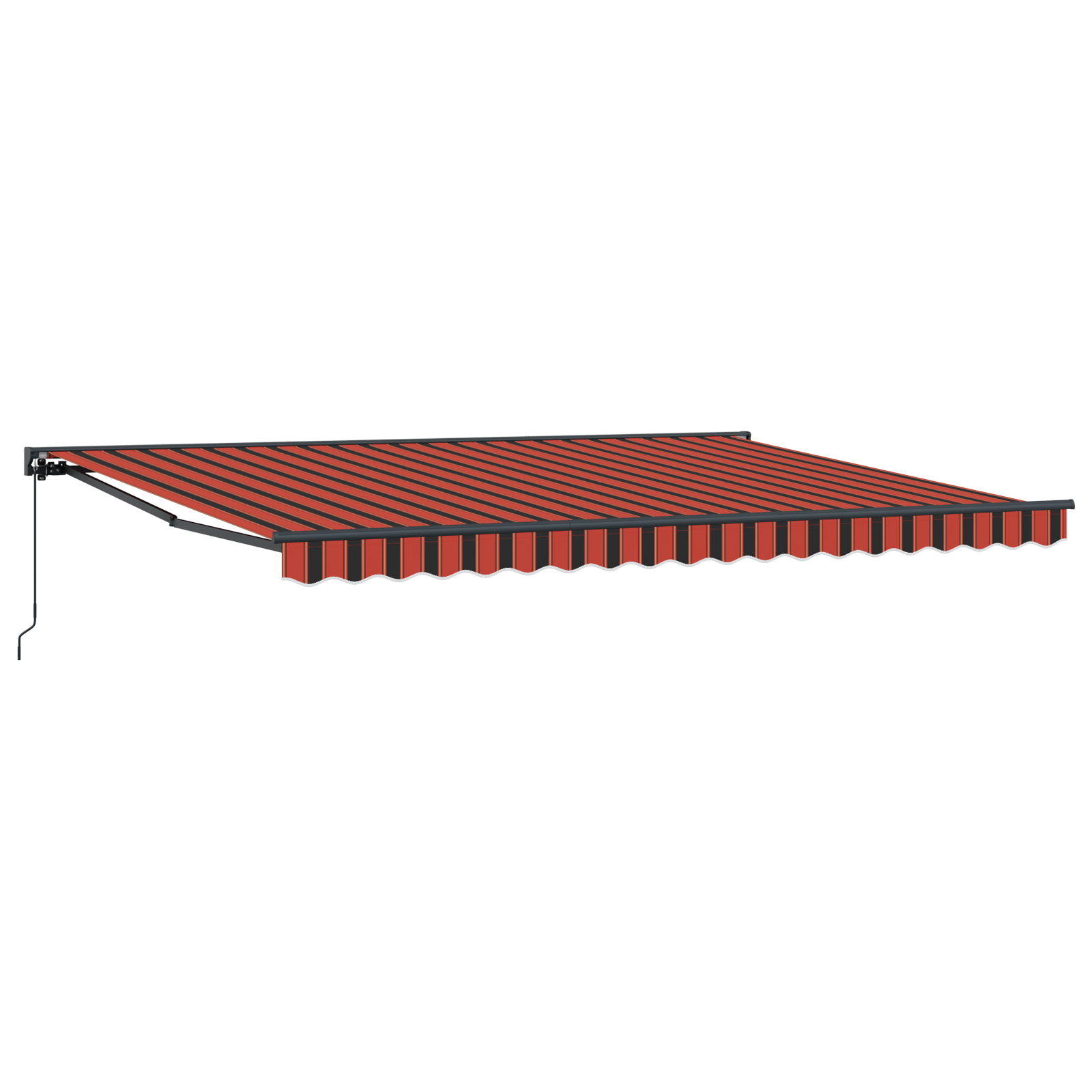Utrækkelig Markise Orange og Brun 450x300 Cm - billede 2