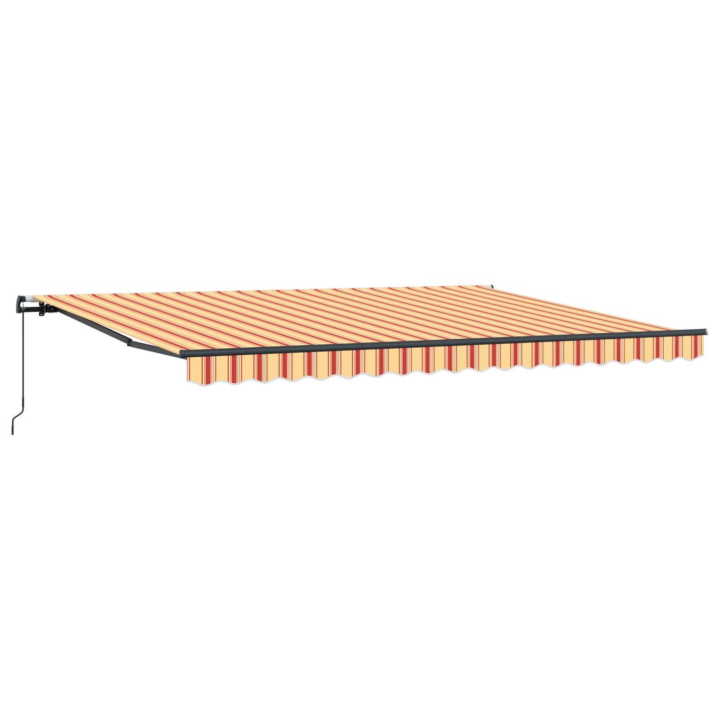 Manuel Udløseligt Markise i Gul og Orange, 450 X 300 Cm - billede 5