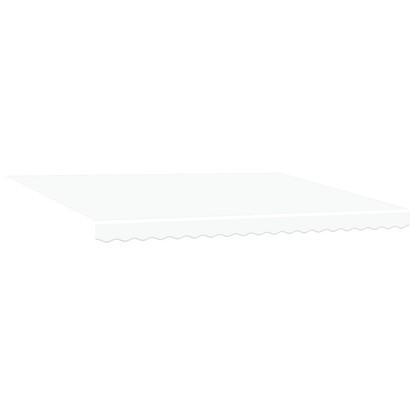 Automatisk Udtækkelig Markise Hvid 450x300 Cm&&markise Erstatningsstof til 4.5x3 M Ramme Hvid - billede 4