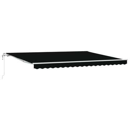 Automatisk Utrækbar Markise Sort 450 X 350 Cm - billede 2