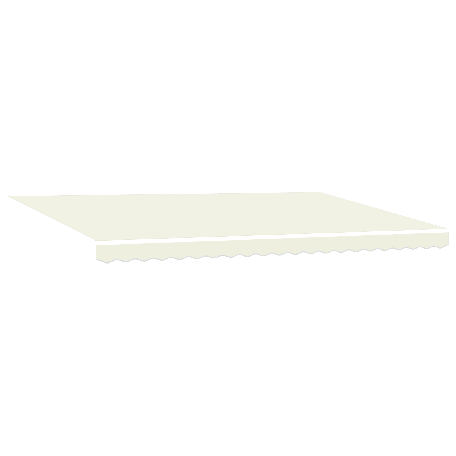Automatisk Utrækkelig Markise Creme 500x300 Cm - billede 4