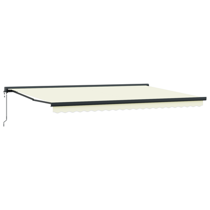 Automatisk Utrækkelig Markise i Creme 500x300 Cm - billede 5