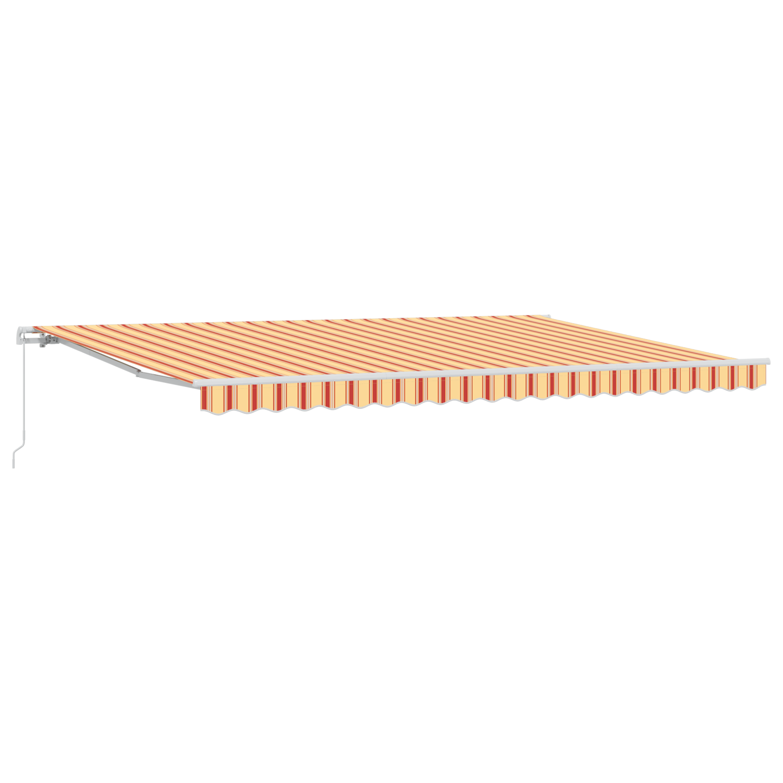 Manuel Udtækkelig Markise Gul og Orange 500x300 Cm - billede 2