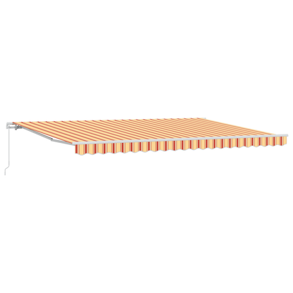 Manuel Udtækkelig Markise Gul og Orange 500x300 Cm - billede 2