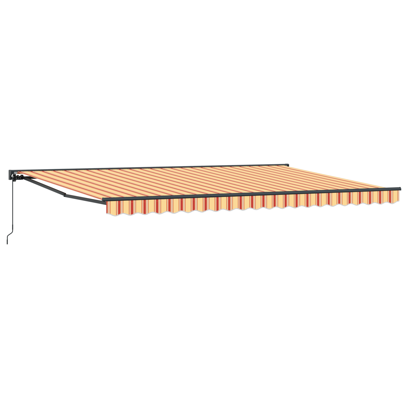 Utrækkelig Markise Gul og Orange 500x300 Cm - billede 2