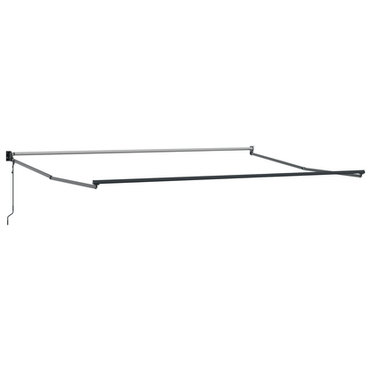 Automatisk Udtækkelig Markise Sort 500x300 Cm&&markise Udskiftningsstof til 5x3 M Ramme Sort - billede 5