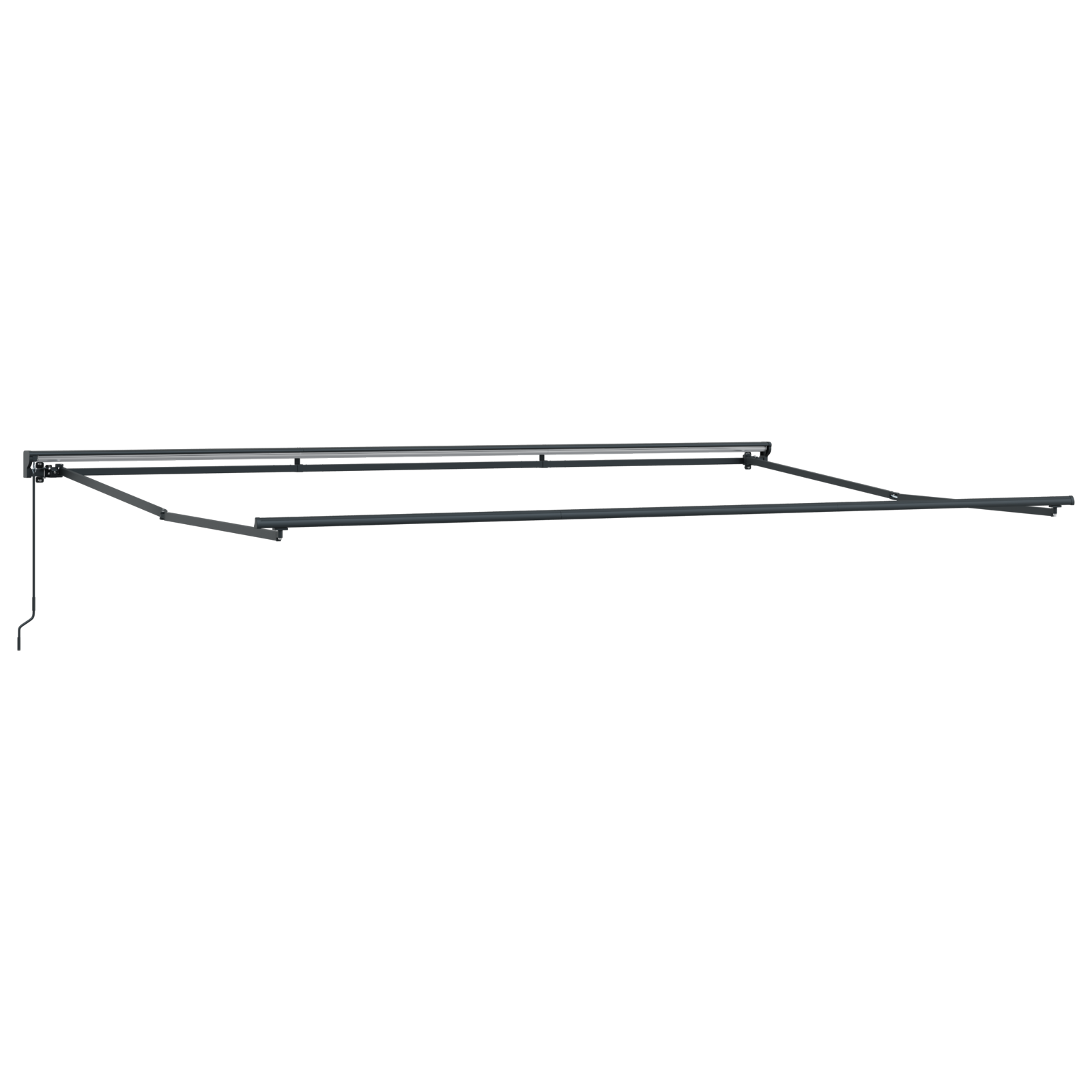 Utrækkelig Markise Hvid 500x300 Cm - billede 5