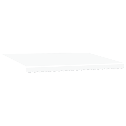 Utrækkelig Markise Hvid 500x300 Cm Stof og Aluminium - billede 4