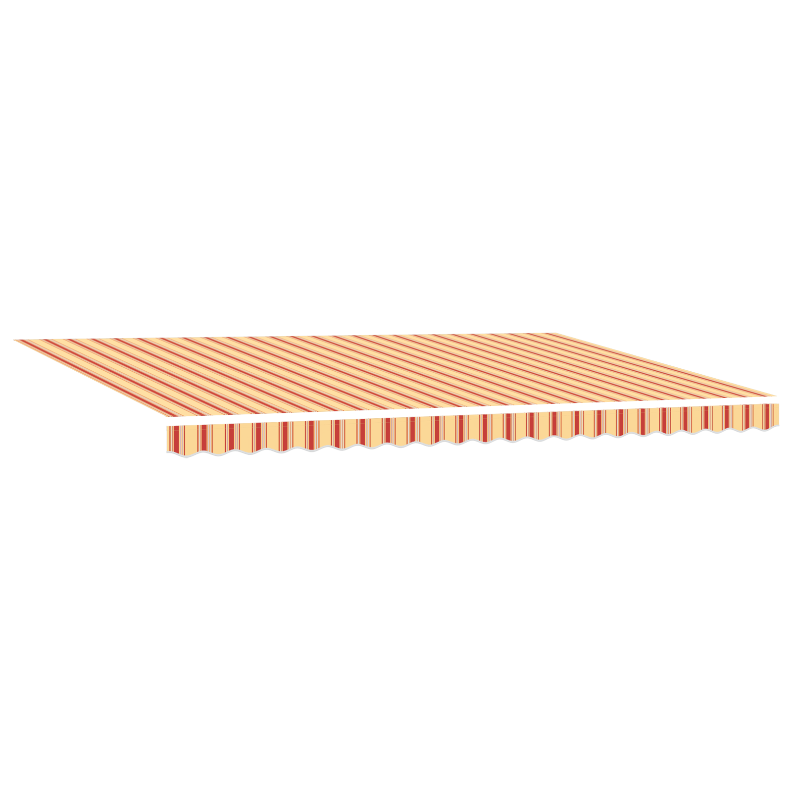 Automatisk Udtækkelig Markise Gul og Orange 500x350 Cm - billede 4