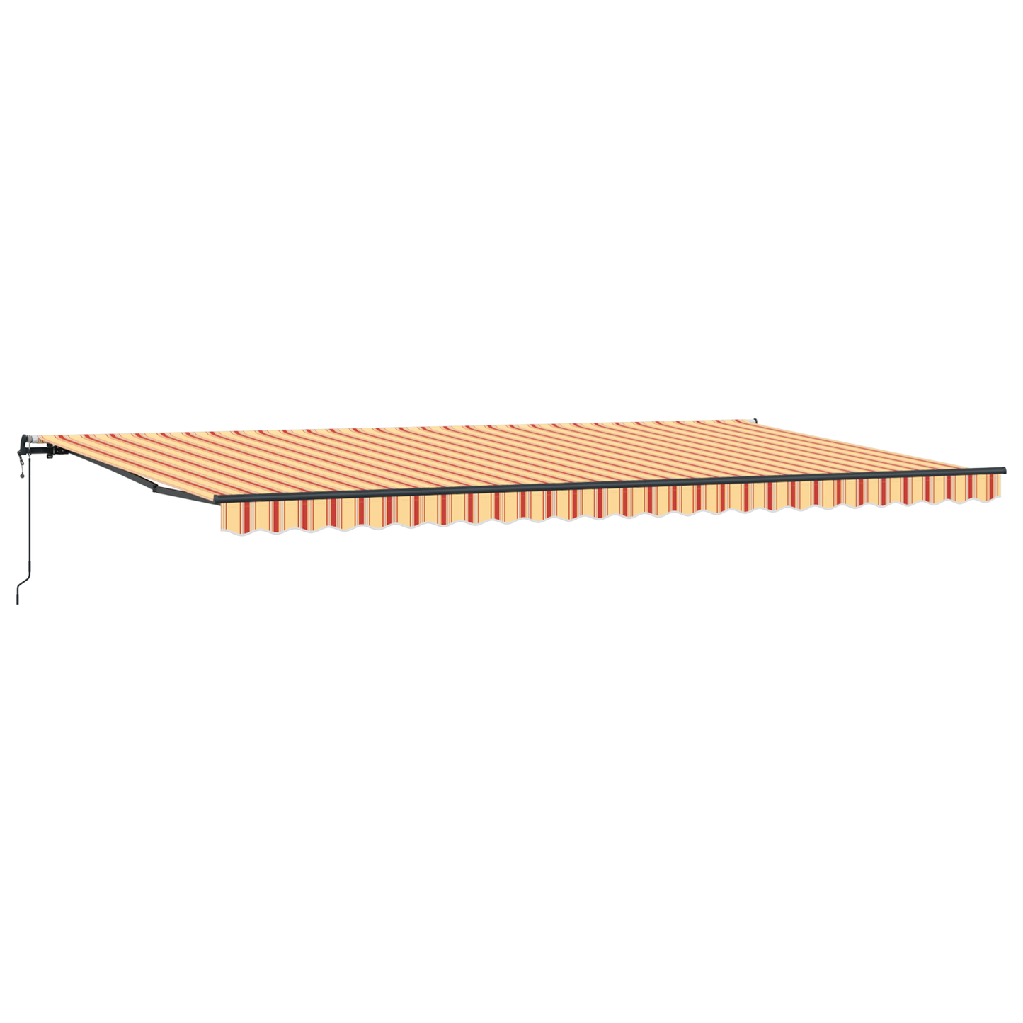 Automatisk Udtækkelig Markise Gul og Orange 600x300 Cm - billede 2