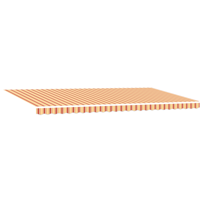 Automatisk Udrulningsmarkise med Led Gul og Orange 600x300 Cm - billede 3