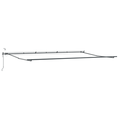Automatisk Udrulningsmarkise med Led Gul og Orange 600x300 Cm - billede 5