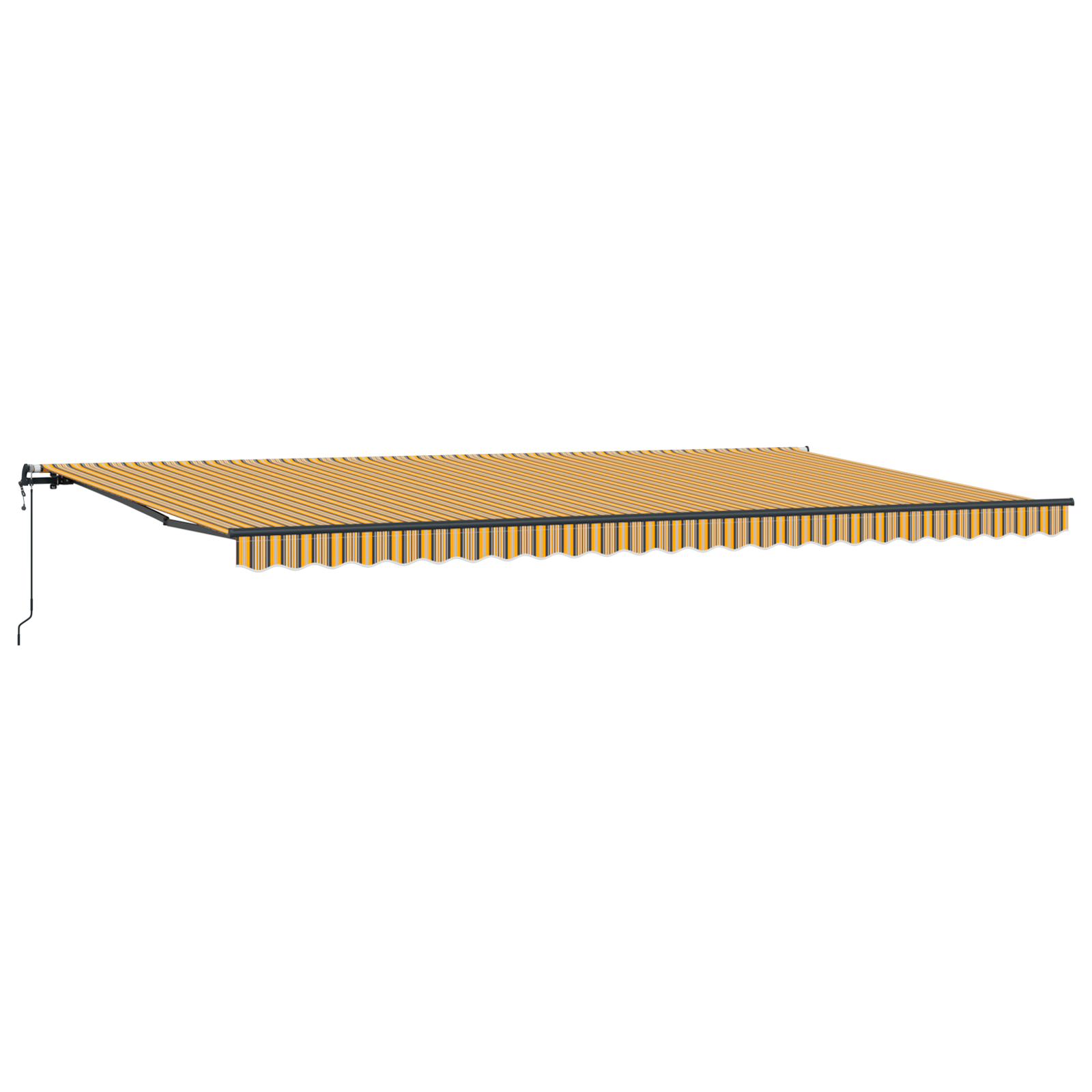Automatisk Udtækkelig Markise i Multifarvet Stribe 600x300 Cm - billede 2