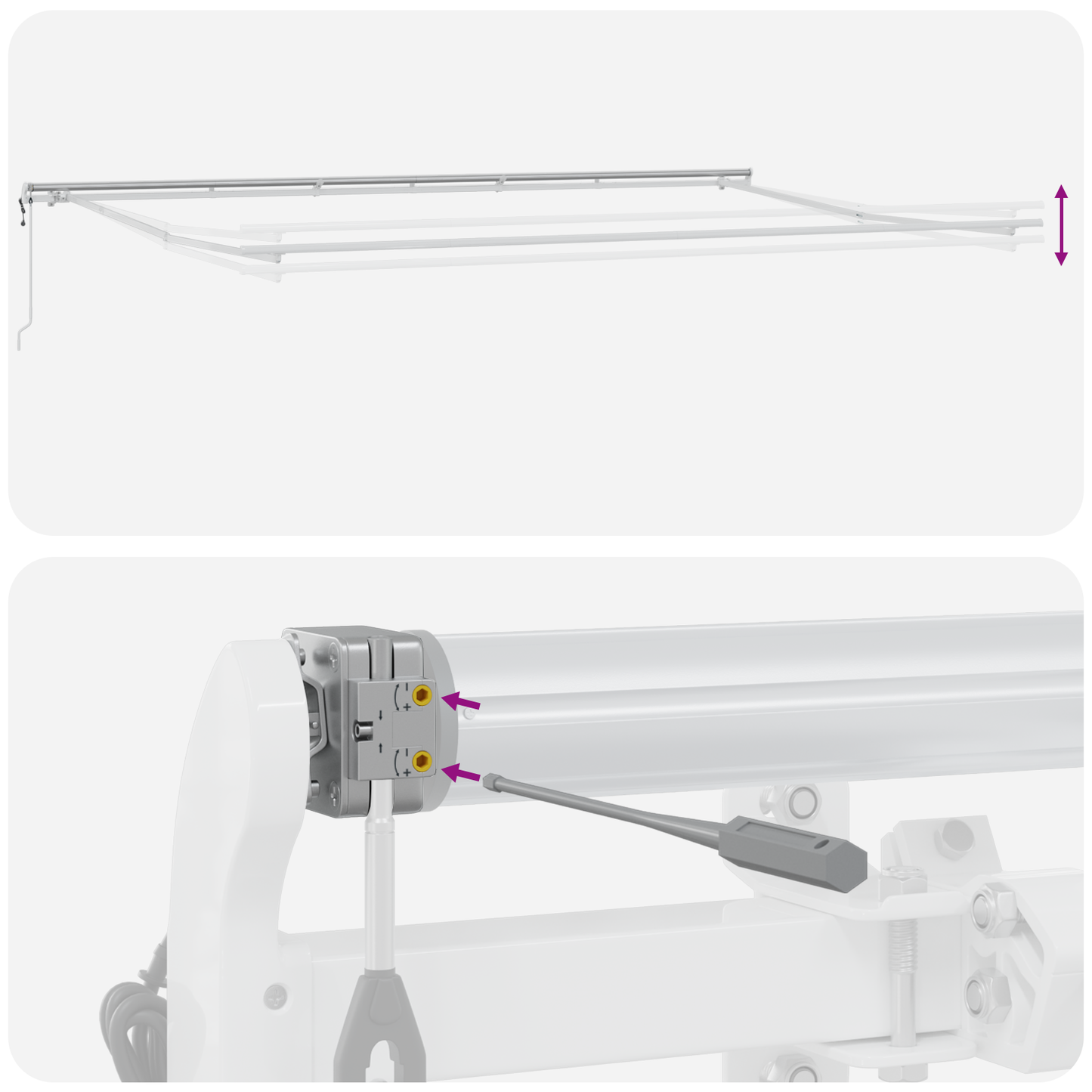 Automatisk Utrækkelig Markise - Sort 600 X 300 Cm - billede 10
