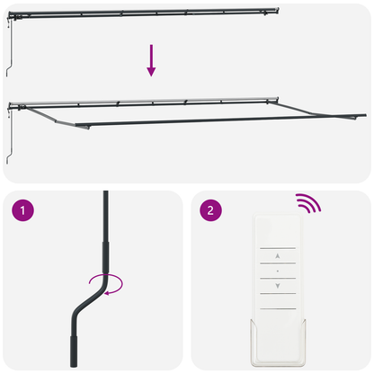 Automatisk Udtækkelig Markise Lysegrå 600x300 Cm&&erstatningsstof til 6x3 M Ramme Lysegrå - billede 9