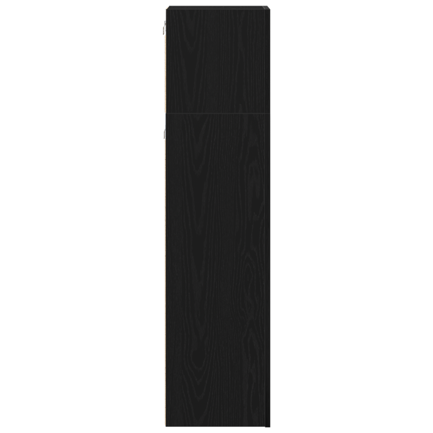 Tv-Møbelsæt 3 Dele Sort Eg 130.5 X 30 X 140 Cm Konstrueret Træ