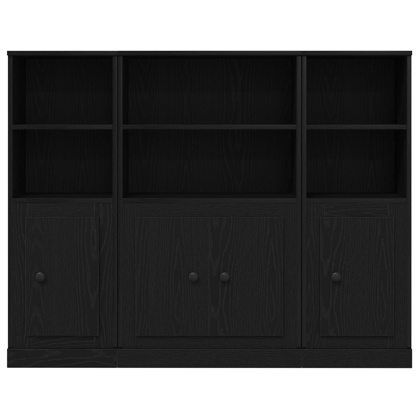 Highboard Sort Eg 132 X 35,5 X 103,5 Cm Konstrueret Træ