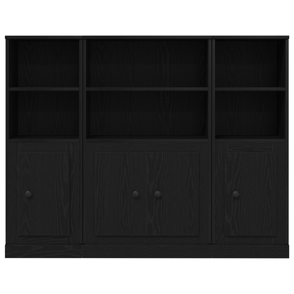 Highboard Sort Eg 132 X 35,5 X 103,5 Cm Konstrueret Træ