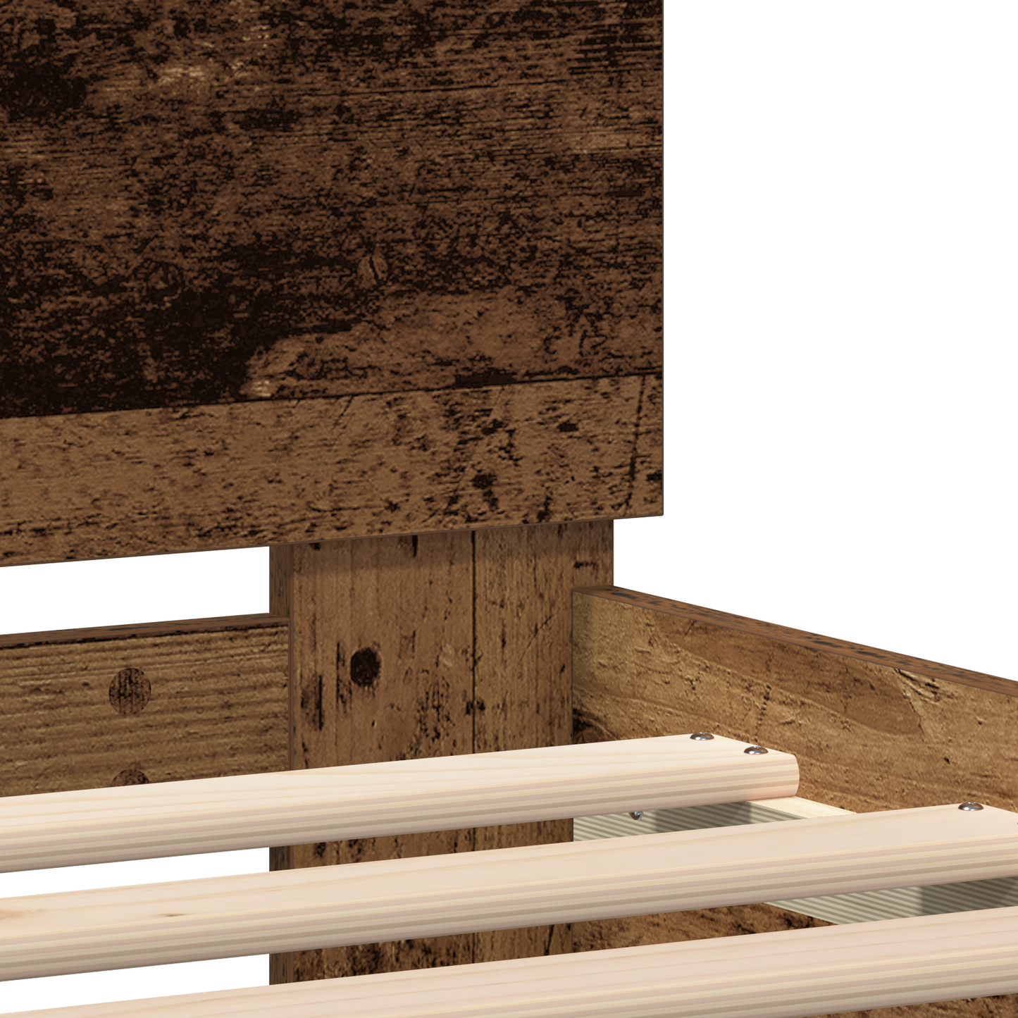 Konstrueret Træ Sengestel Gammelt Træ Konstrueret Træ 120 X 190 Cm - billede 10