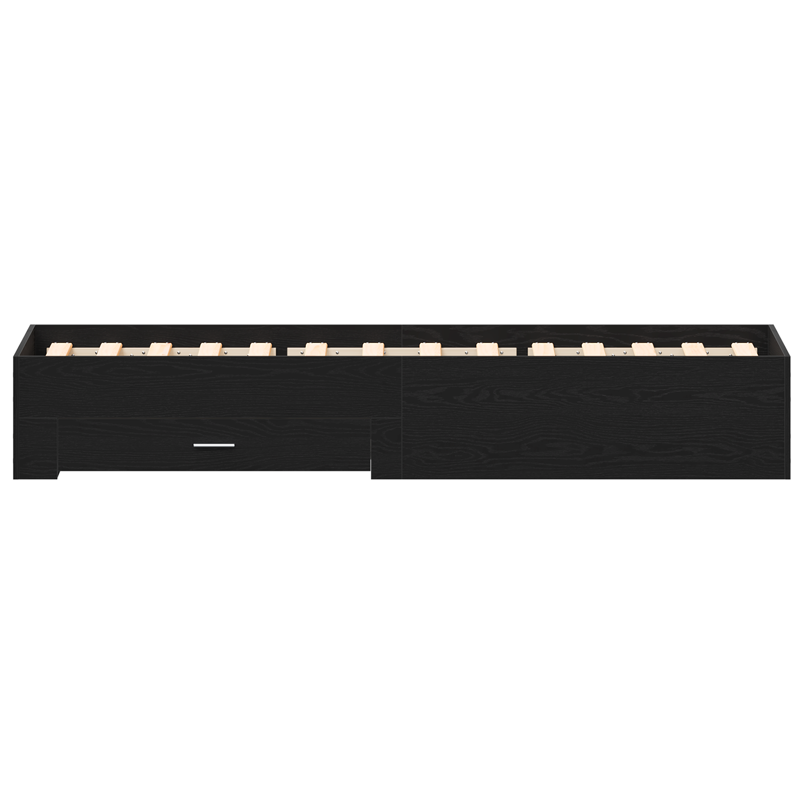 Sengestel Sort Eg 100x200 Cm Konstrueret Træ - billede 7