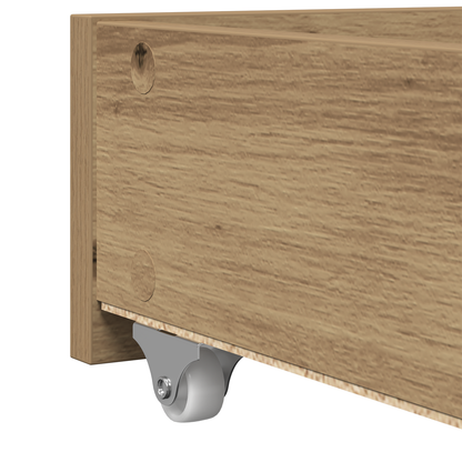 Daybed i Håndlavet Eg Håndlavet Eg Konstrueret Træ 100 X 200 Cm - billede 10