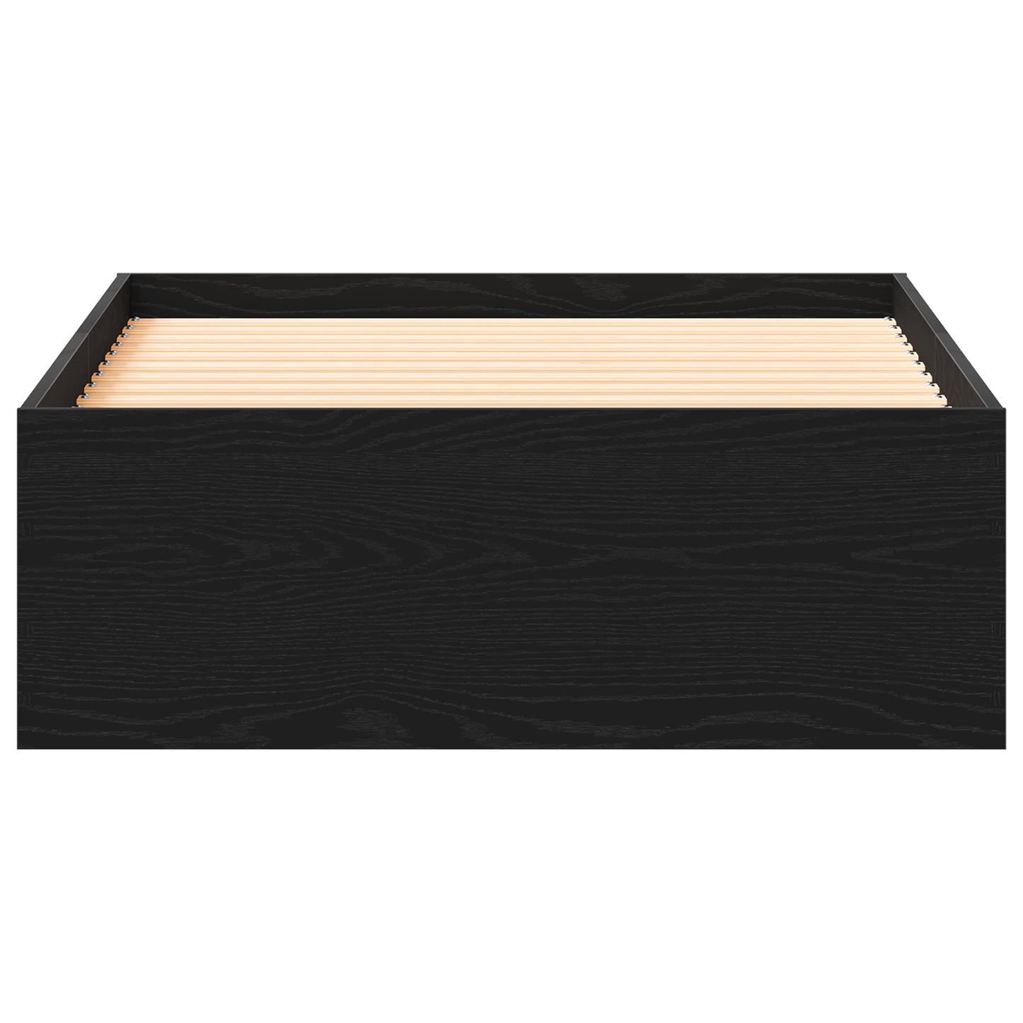 Sengestel Sort Eg 90x190 Cm Konstrueret Træ - billede 6