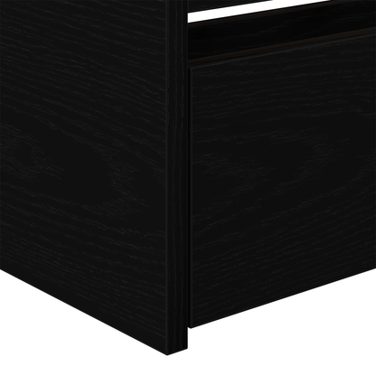 Daybed med Skuffer i Sort Eg Sort Eg Konstruktionstræ 90 X 190 Cm - billede 9