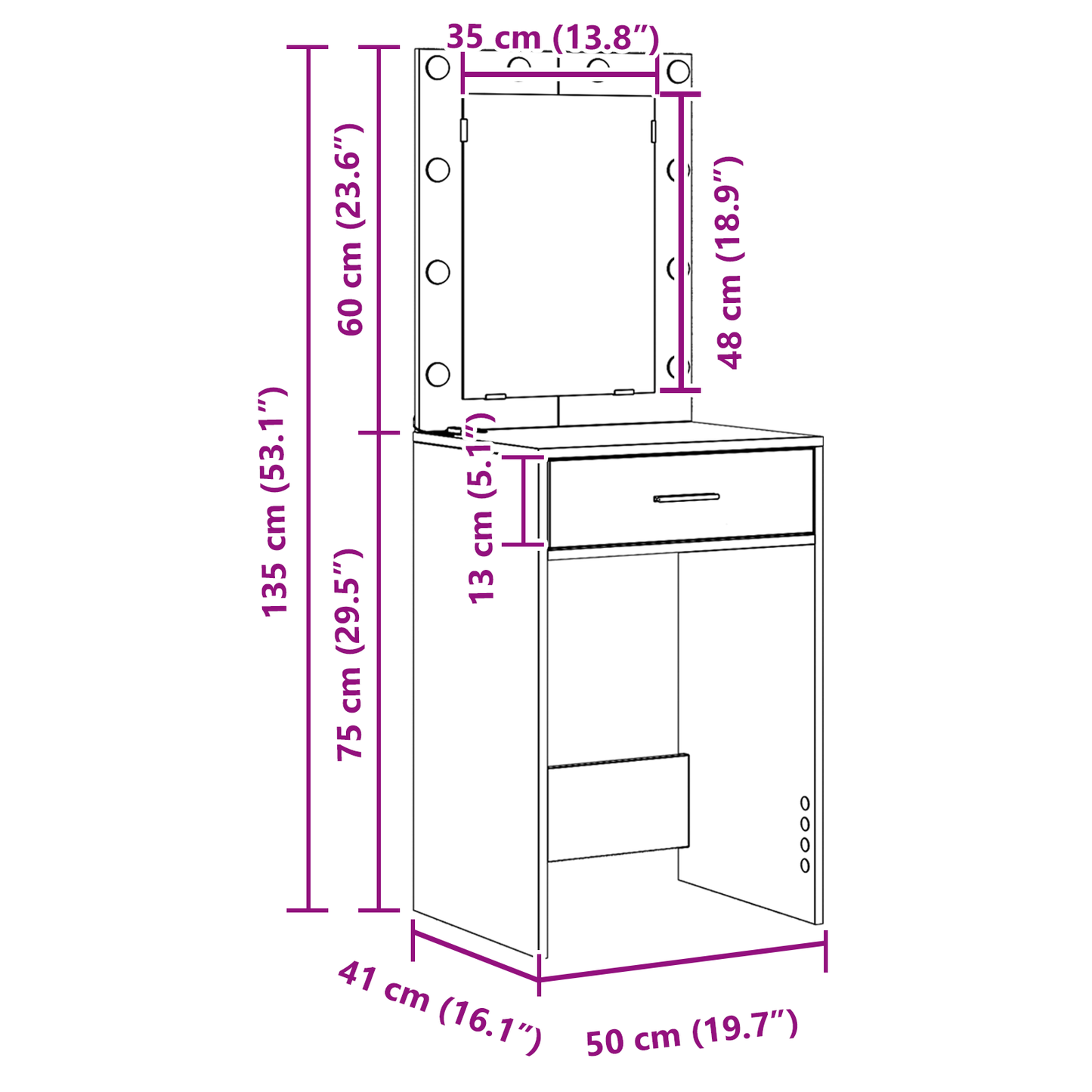 Klædeskab Med Hylde 3 Dele Sort 40 X 41 X 135 Cm Konstrueret Træ