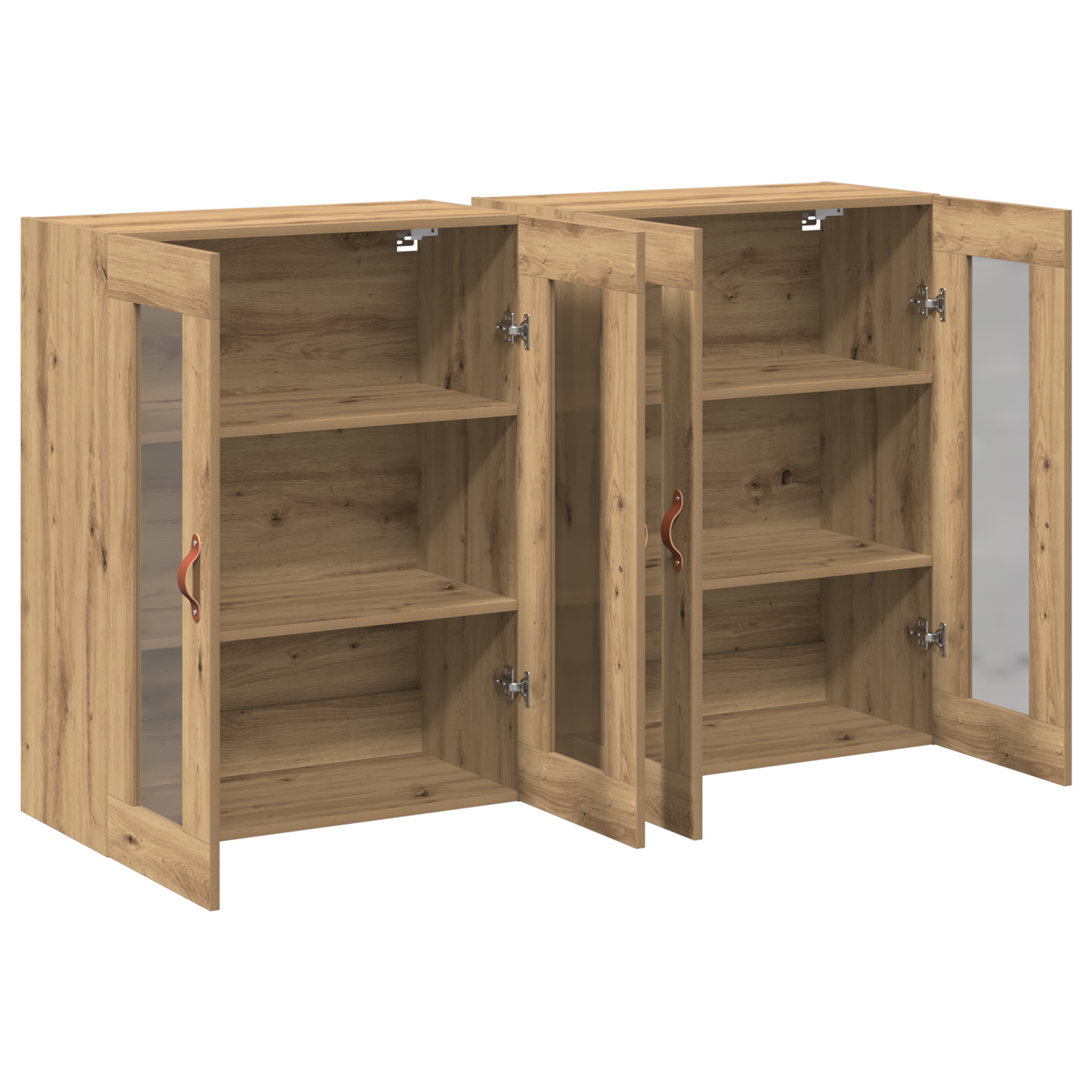 Vægskab 2 Dele Artisan Eg 69.5 X 34 X 90 Cm Konstrueret Træ