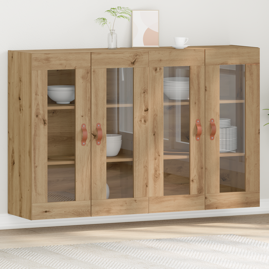 Vægskab 2 Dele Artisan Eg 69.5 X 34 X 90 Cm Konstrueret Træ