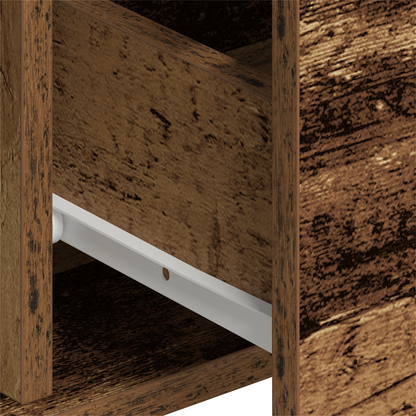 Sideboards 2 Dele Gammelt Træ 60 X 31 X 84 Cm Konstrueret Træ