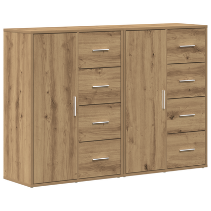 Sideboards 2 Dele Artisan Eg 60 X 31 X 84 Cm Konstrueret Træ