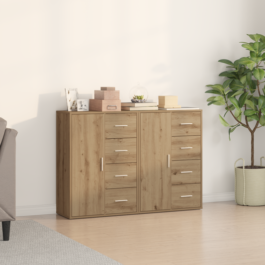 Sideboards 2 Dele Artisan Eg 60 X 31 X 84 Cm Konstrueret Træ