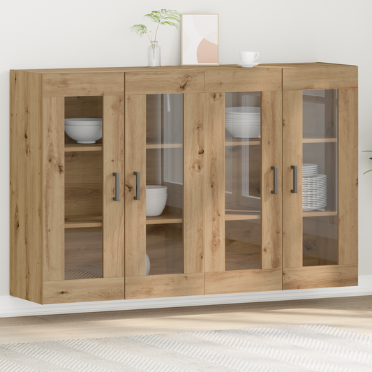 Vægskab 2 Dele Artisan Eg 69.5 X 34 X 90 Cm Konstrueret Træ
