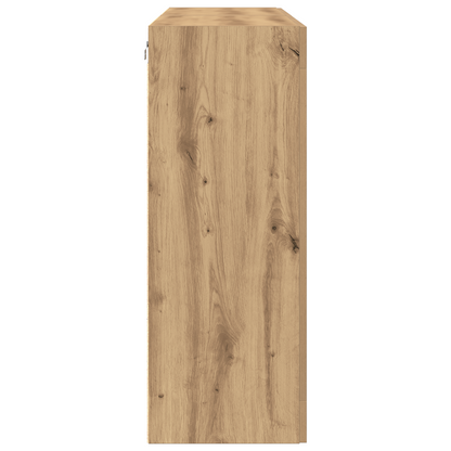Vægmonterede Skabe 2 Stk Artisan Eg 69,5X34X90 Cm Konstrueret Træ