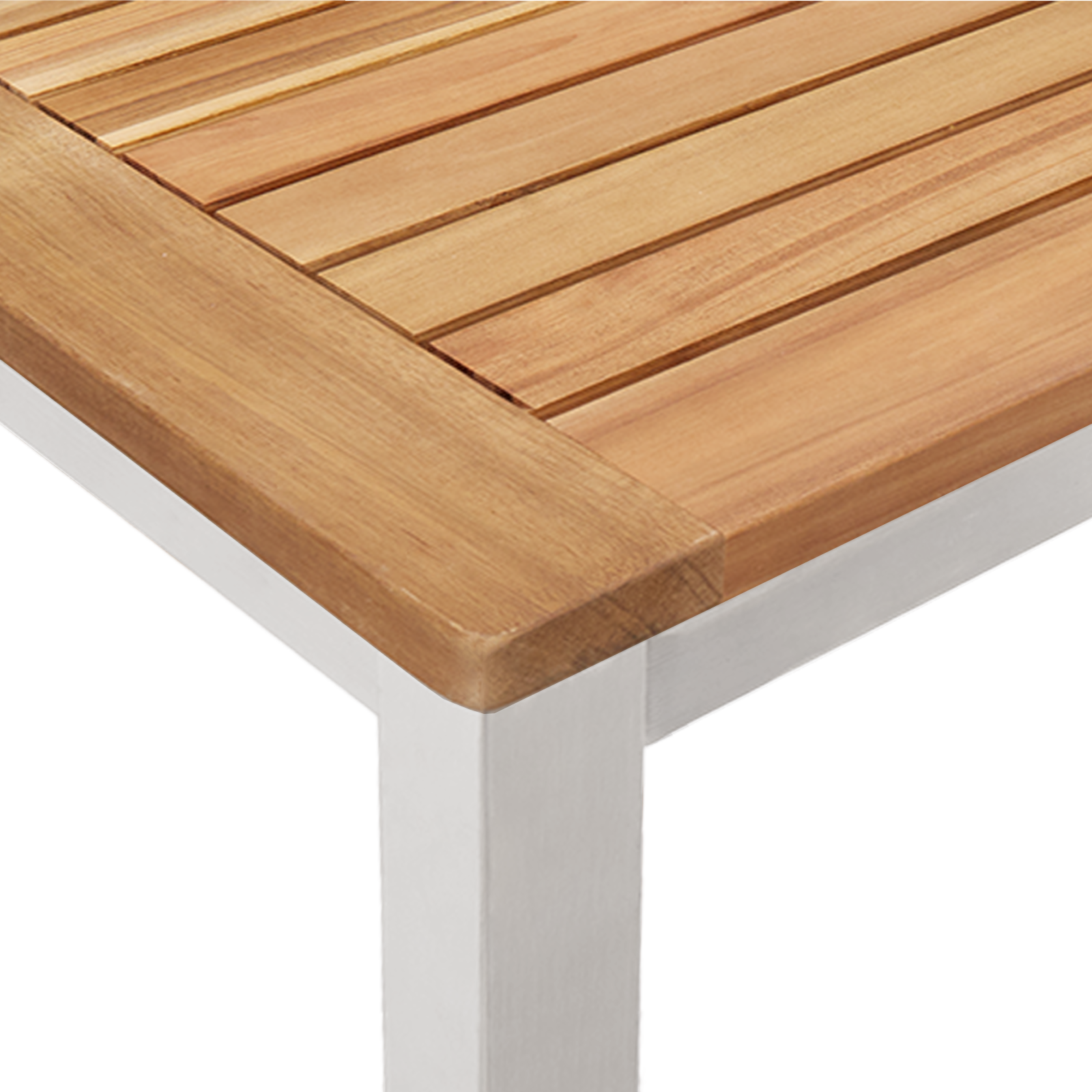 5 Delt Have Spise Sæt Massivt Teaktræ&&udendørs Spisebord 150x90x75 Cm Massivt Teaktræ - billede 11