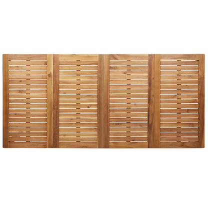5 Deles Have Spisesæt i Solid Teak&&udendørs Spisebord 180x90x75 Cm Solid Teak - billede 8