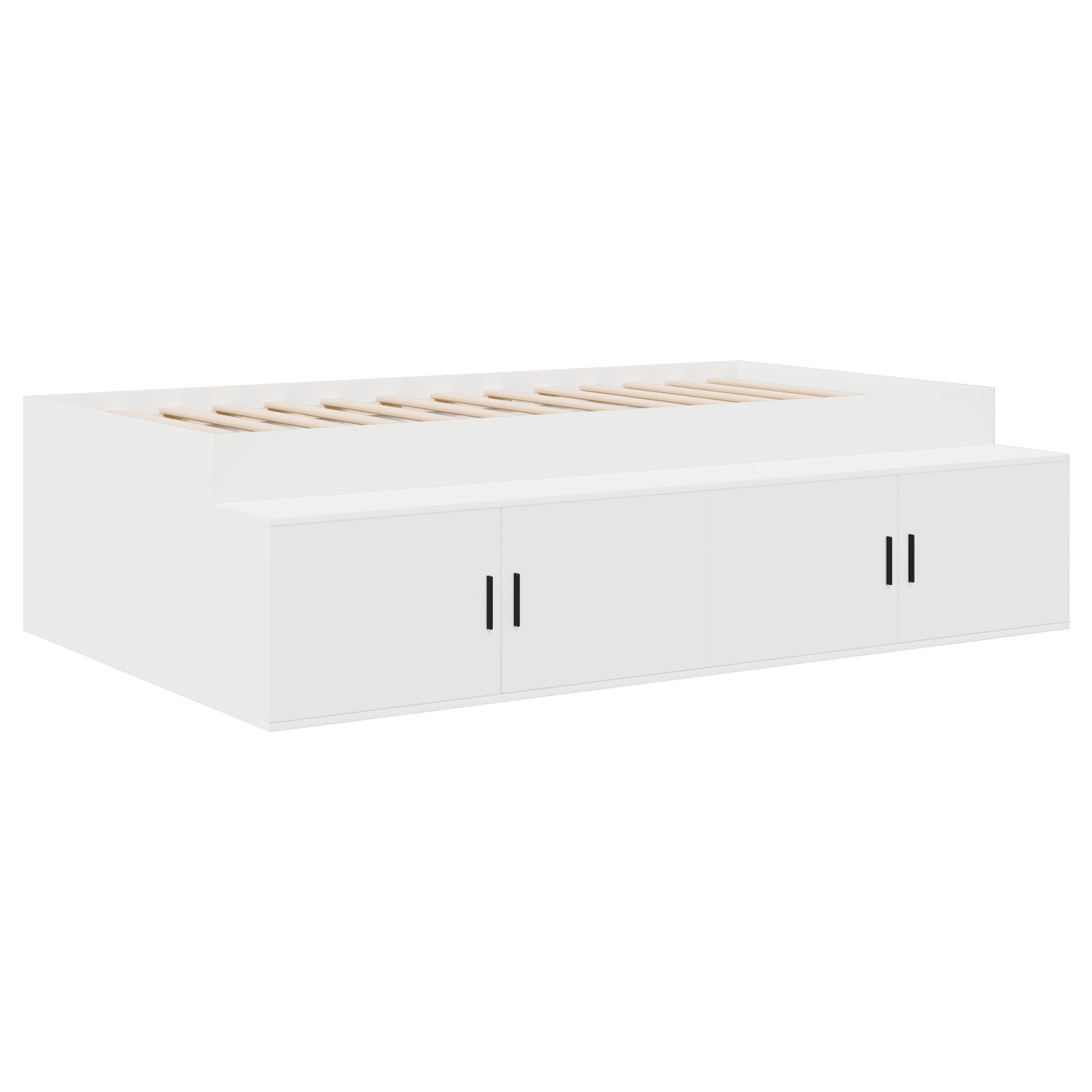 Opbevarings Sengramme Hvid 100x200 Cm - billede 2