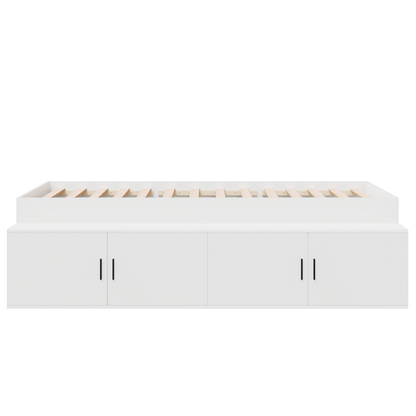 Opbevarings Sengramme Hvid 100x200 Cm - billede 6