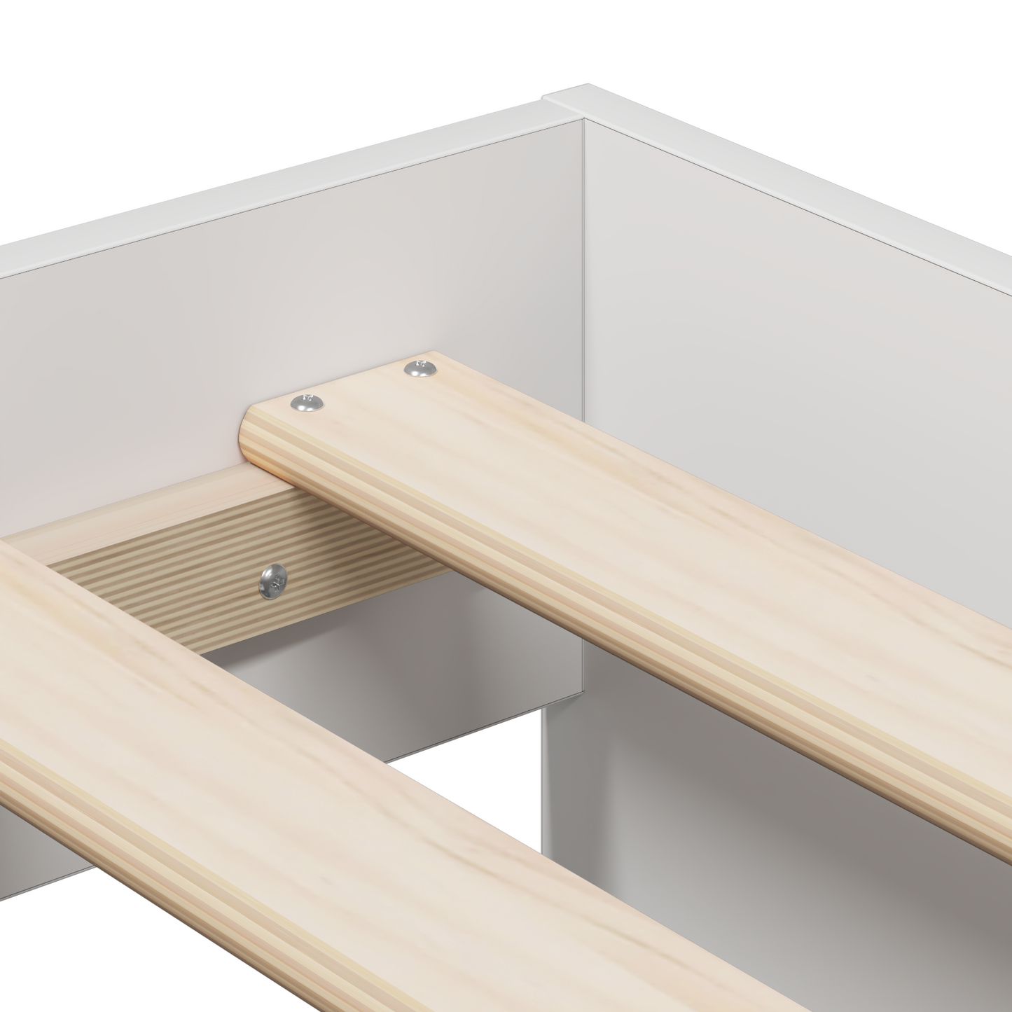 Opbevaringsseng Hvid 80x200 Cm - billede 9