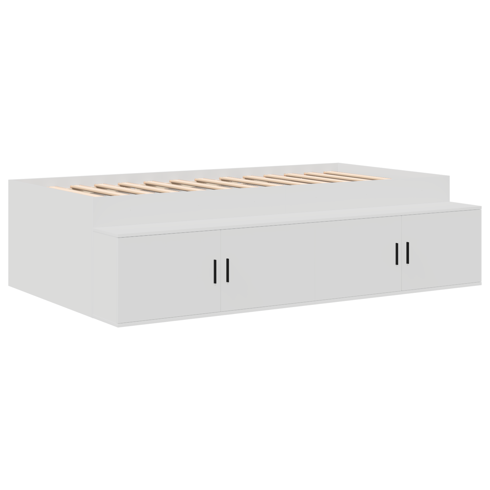 Opbevaringsseng Hvid 80x200 Cm - billede 2