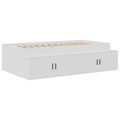Opbevaringsseng Hvid 80x200 Cm - billede 2