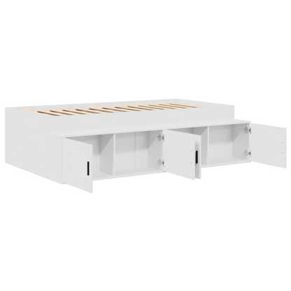 Opbevaringsseng Hvid 80x200 Cm - billede 5