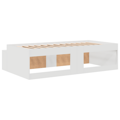 Opbevaringsseng Hvid 80x200 Cm - billede 8