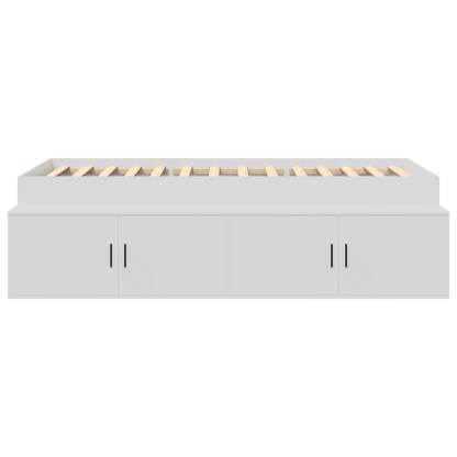 Opbevaringsseng Hvid 80x200 Cm - billede 6