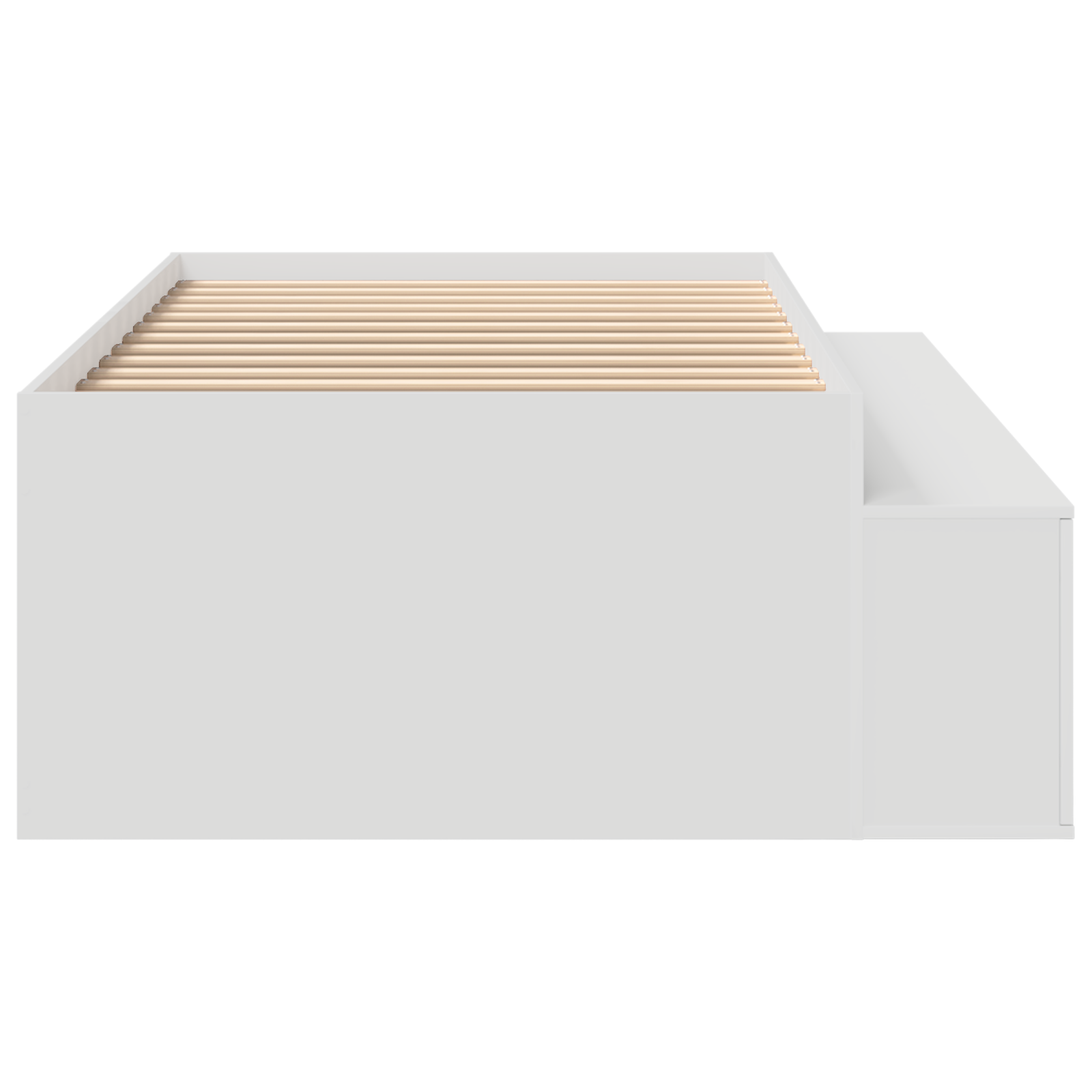 Opbevaringsseng Hvid 80x200 Cm - billede 7