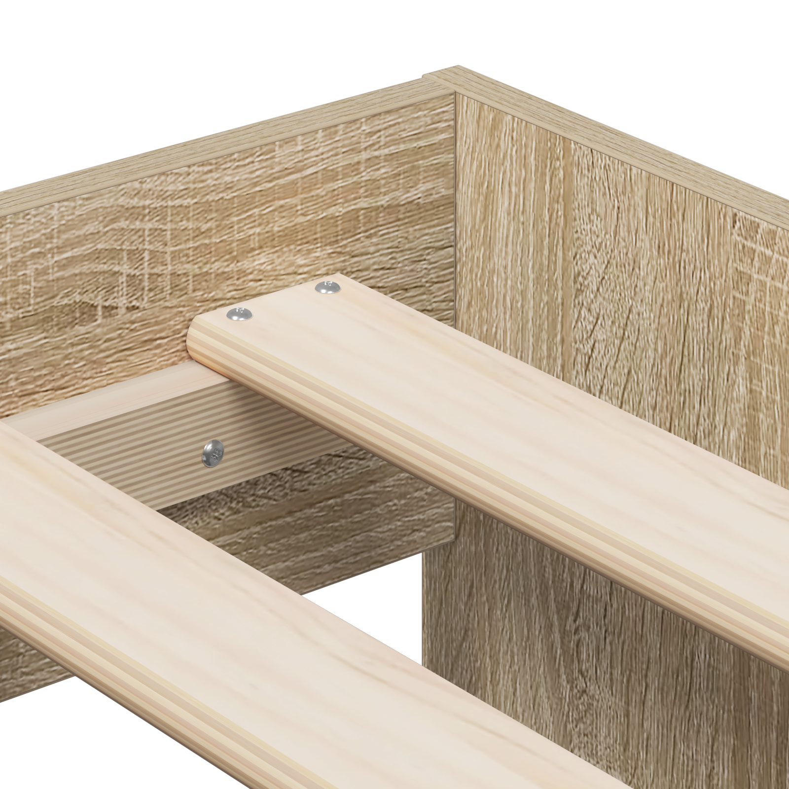 Opbevaringsseng Sonoma Eg 90x190 Cm - billede 9
